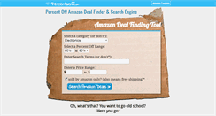 Desktop Screenshot of percentsoff.com